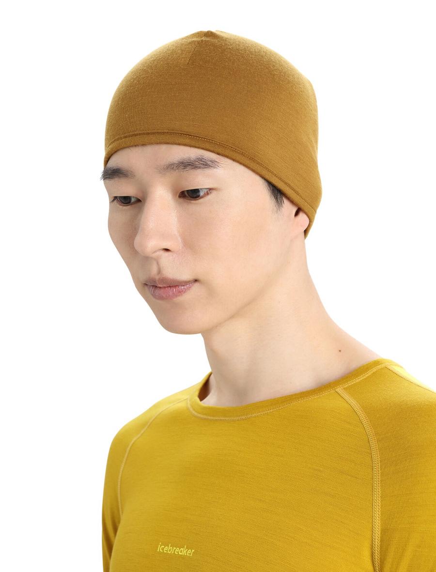 Chapeaux Icebreaker Unisex Merino Pocket Beanie Homme Vert | FR 1100ILHS